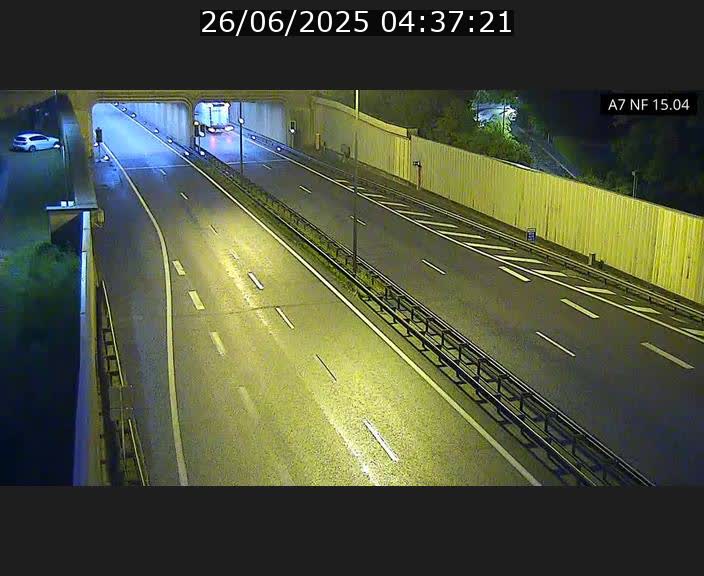<h2>Caméra trafic Luxembourg - A7, Tunnel Mersch, entrée sud, direction Ettelbruck</h2>
