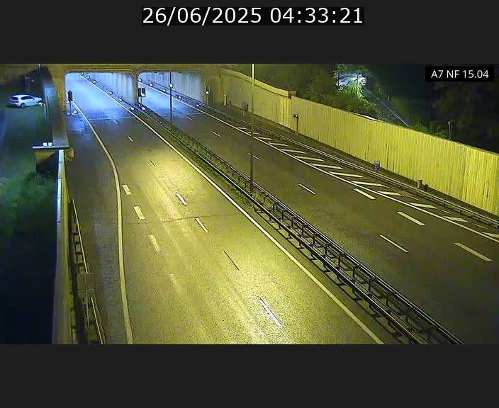 <h2>Caméra trafic Luxembourg - A7, Tunnel Mersch, entrée sud, direction Ettelbruck</h2>