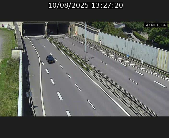 <h2>Caméra trafic Luxembourg - A7, Tunnel Mersch, entrée sud, direction Ettelbruck</h2>