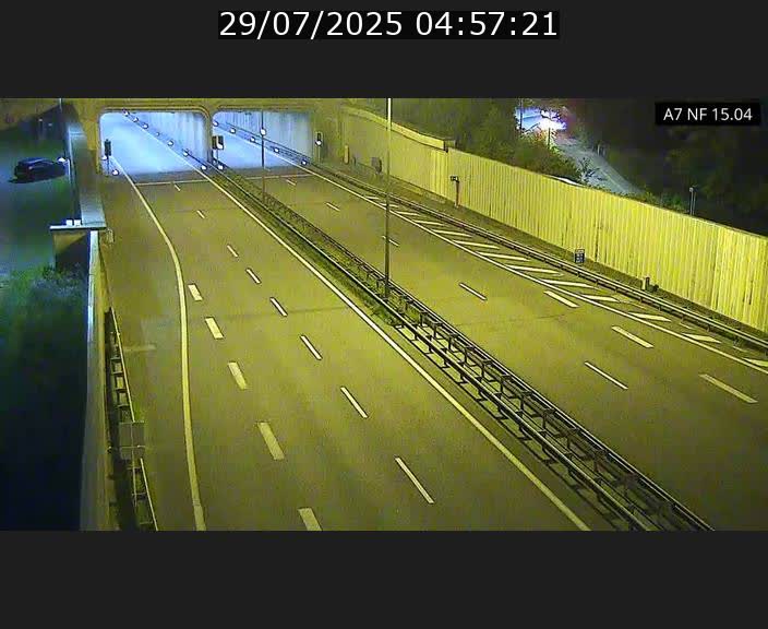 <h2>Caméra trafic Luxembourg - A7, Tunnel Mersch, entrée sud, direction Ettelbruck</h2>