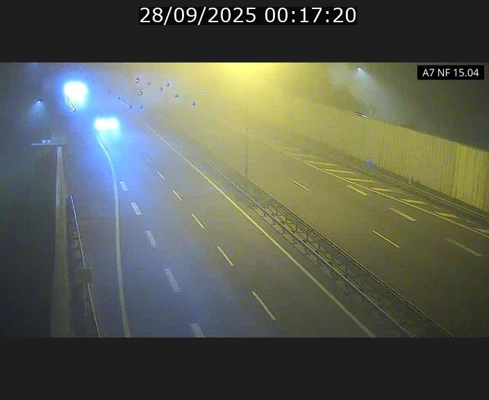 Caméra trafic Luxembourg - A7, Tunnel Mersch, entrée sud, direction Ettelbruck