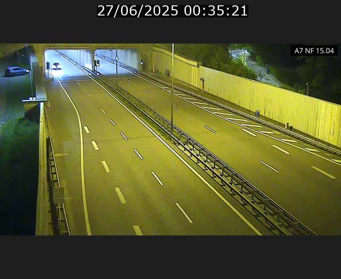 <h2>Caméra trafic Luxembourg - A7, Tunnel Mersch, entrée sud, direction Ettelbruck</h2>