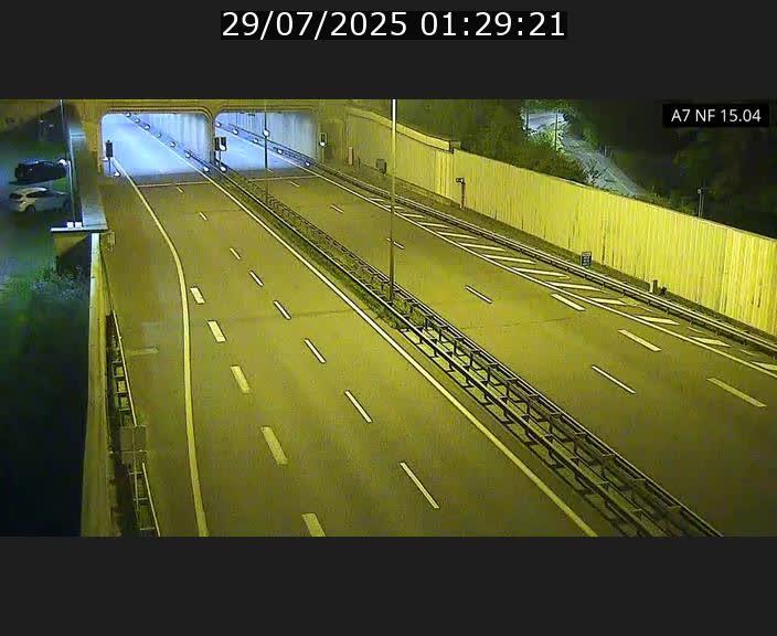 <h2>Caméra trafic Luxembourg - A7, Tunnel Mersch, entrée sud, direction Ettelbruck</h2>