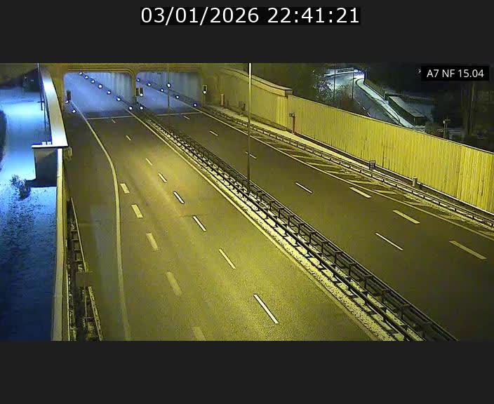<h2>Caméra trafic Luxembourg - A7, Tunnel Mersch, entrée sud, direction Ettelbruck</h2>