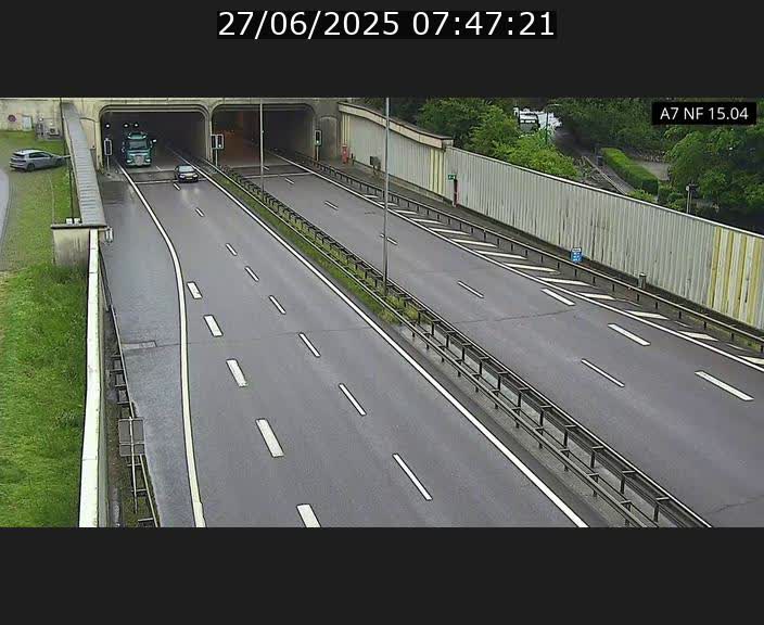 <h2>Caméra trafic Luxembourg - A7, Tunnel Mersch, entrée sud, direction Ettelbruck</h2>