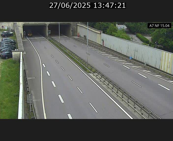 <h2>Caméra trafic Luxembourg - A7, Tunnel Mersch, entrée sud, direction Ettelbruck</h2>