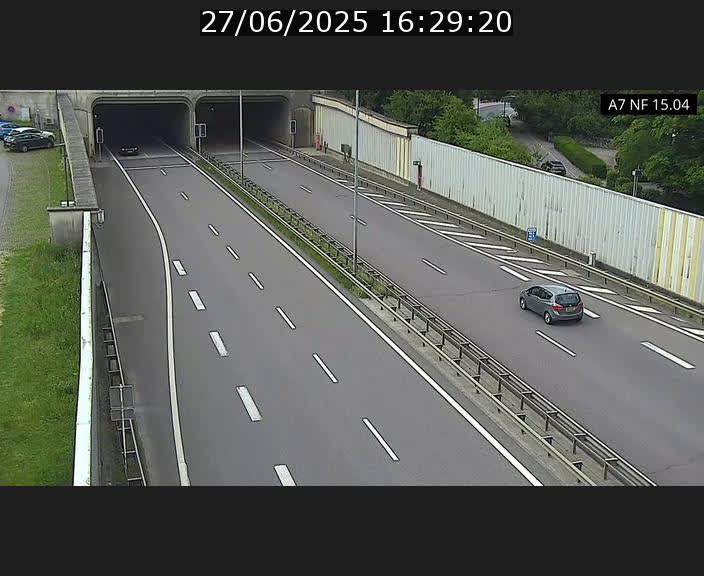 <h2>Caméra trafic Luxembourg - A7, Tunnel Mersch, entrée sud, direction Ettelbruck</h2>