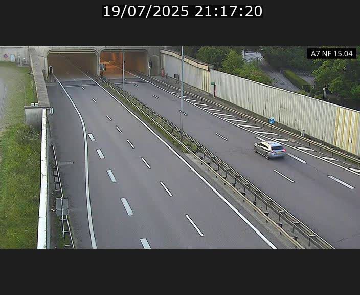 <h2>Caméra trafic Luxembourg - A7, Tunnel Mersch, entrée sud, direction Ettelbruck</h2>