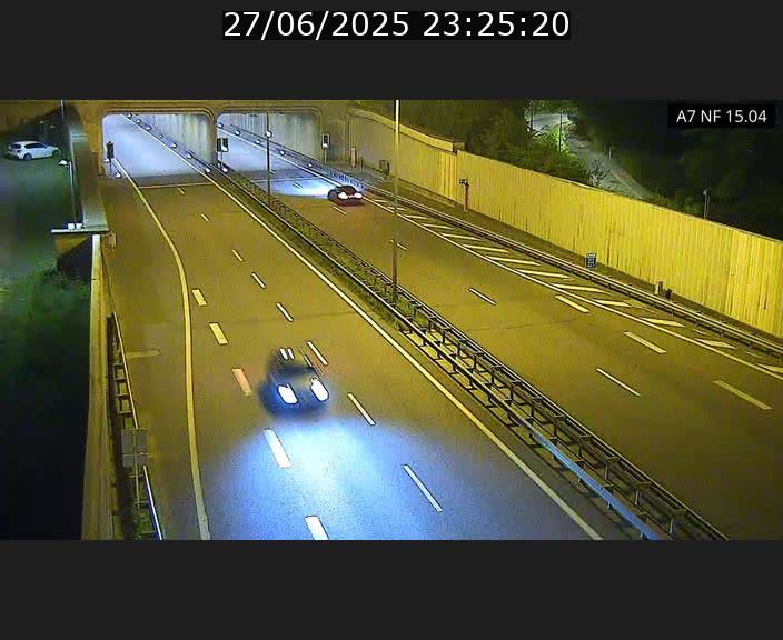 <h2>Caméra trafic Luxembourg - A7, Tunnel Mersch, entrée sud, direction Ettelbruck</h2>