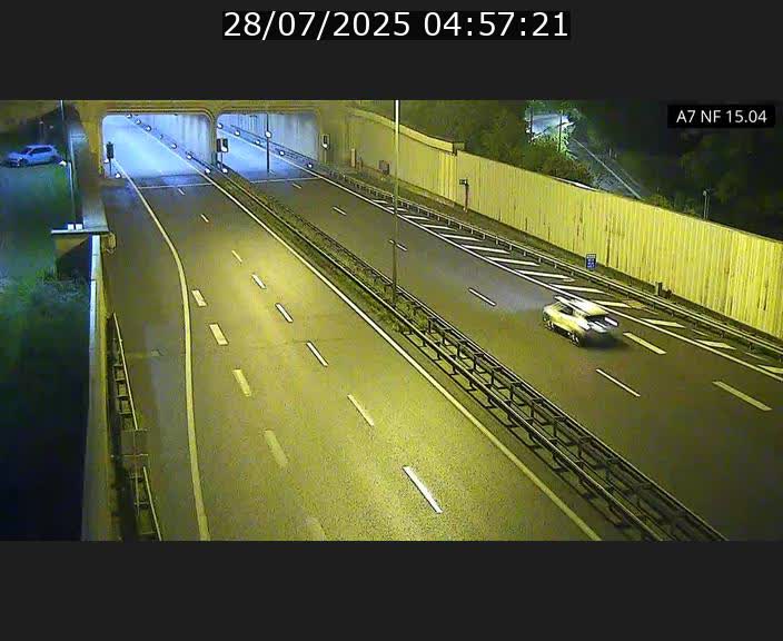<h2>Caméra trafic Luxembourg - A7, Tunnel Mersch, entrée sud, direction Ettelbruck</h2>