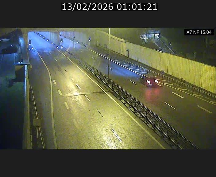 <h2>Caméra trafic Luxembourg - A7, Tunnel Mersch, entrée sud, direction Ettelbruck</h2>