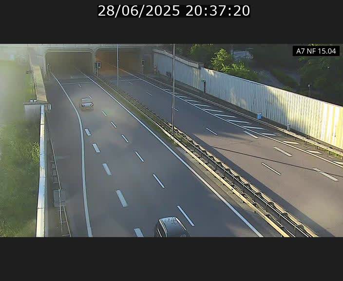 <h2>Caméra trafic Luxembourg - A7, Tunnel Mersch, entrée sud, direction Ettelbruck</h2>
