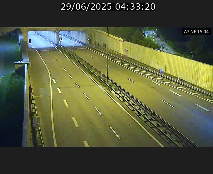 <h2>Caméra trafic Luxembourg - A7, Tunnel Mersch, entrée sud, direction Ettelbruck</h2>
