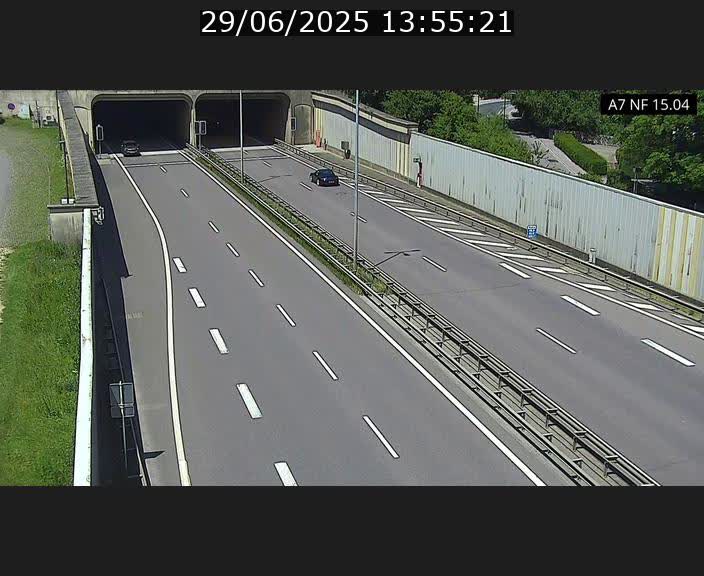 <h2>Caméra trafic Luxembourg - A7, Tunnel Mersch, entrée sud, direction Ettelbruck</h2>