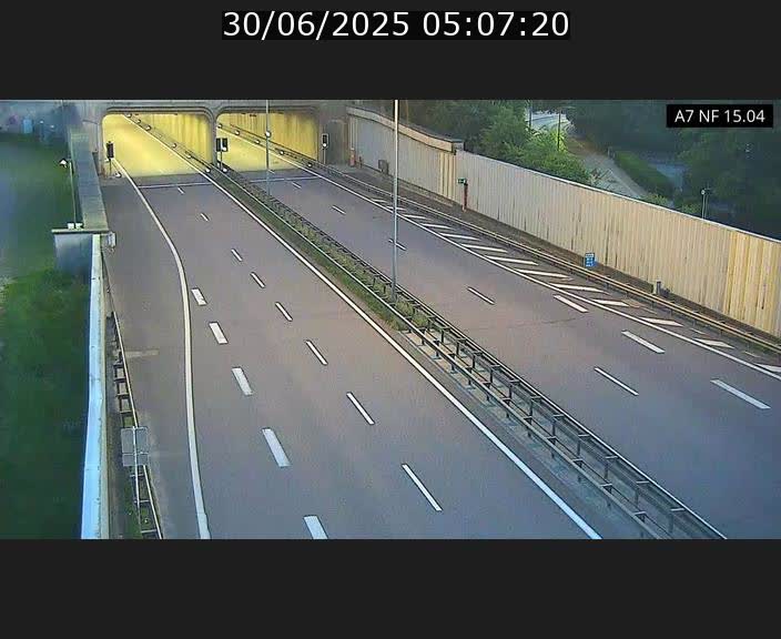 <h2>Caméra trafic Luxembourg - A7, Tunnel Mersch, entrée sud, direction Ettelbruck</h2>