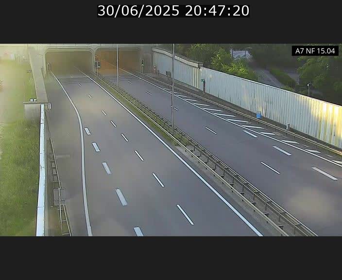 <h2>Caméra trafic Luxembourg - A7, Tunnel Mersch, entrée sud, direction Ettelbruck</h2>