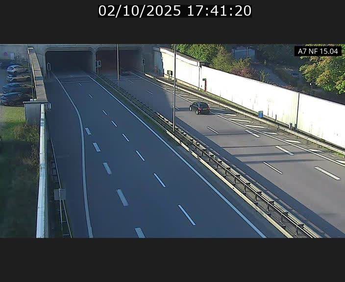 <h2>Caméra trafic Luxembourg - A7, Tunnel Mersch, entrée sud, direction Ettelbruck</h2>