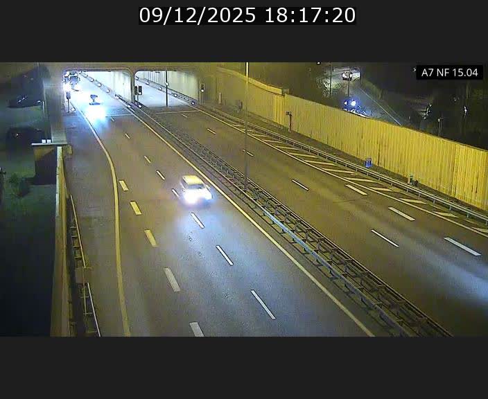 <h2>Caméra trafic Luxembourg - A7, Tunnel Mersch, entrée sud, direction Ettelbruck</h2>