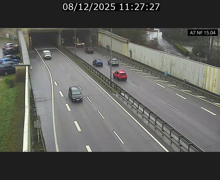 <h2>Caméra trafic Luxembourg - A7, Tunnel Mersch, entrée sud, direction Ettelbruck</h2>