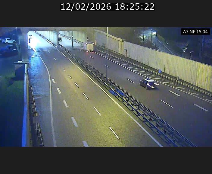 <h2>Caméra trafic Luxembourg - A7, Tunnel Mersch, entrée sud, direction Ettelbruck</h2>