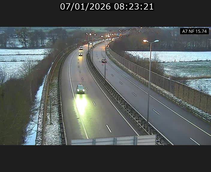 Caméra trafic Luxembourg - A7, Tunnel Mersch, entrée nord, direction Lorentzweiler