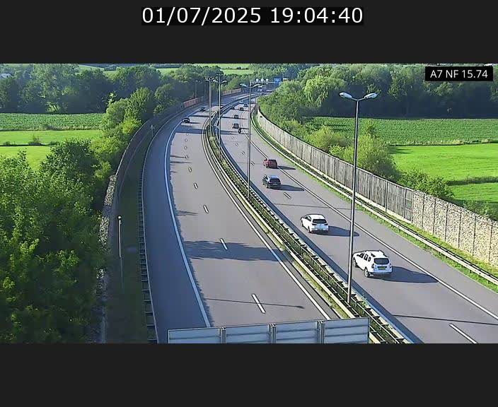 <h2>Caméra trafic Luxembourg - A7, Tunnel Mersch, entrée nord, direction Lorentzweiler</h2>