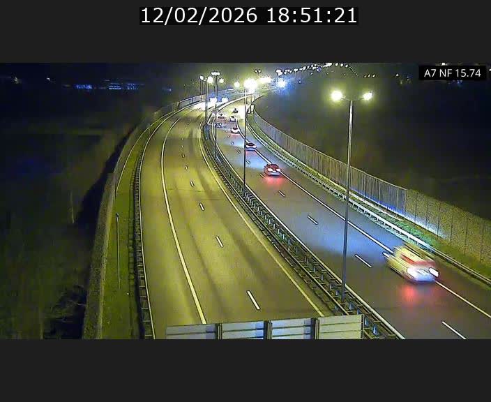 <h2>Caméra trafic Luxembourg - A7, Tunnel Mersch, entrée nord, direction Lorentzweiler</h2>