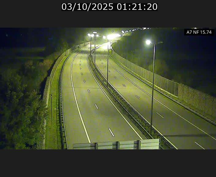 <h2>Caméra trafic Luxembourg - A7, Tunnel Mersch, entrée nord, direction Lorentzweiler</h2>