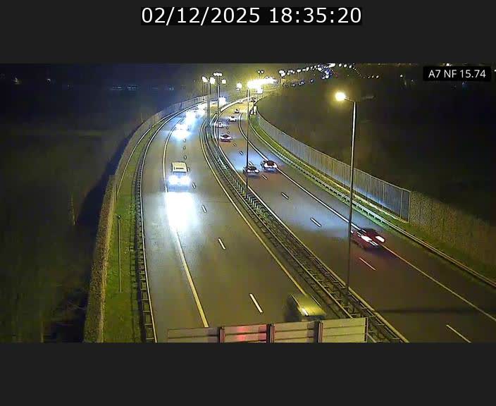 <h2>Caméra trafic Luxembourg - A7, Tunnel Mersch, entrée nord, direction Lorentzweiler</h2>