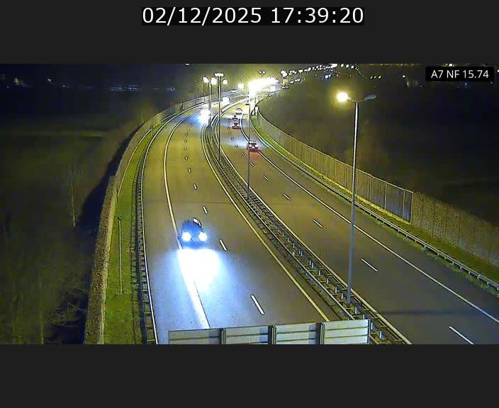 <h2>Caméra trafic Luxembourg - A7, Tunnel Mersch, entrée nord, direction Lorentzweiler</h2>