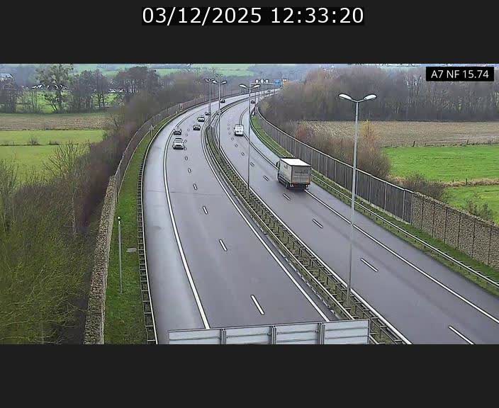 <h2>Caméra trafic Luxembourg - A7, Tunnel Mersch, entrée nord, direction Lorentzweiler</h2>