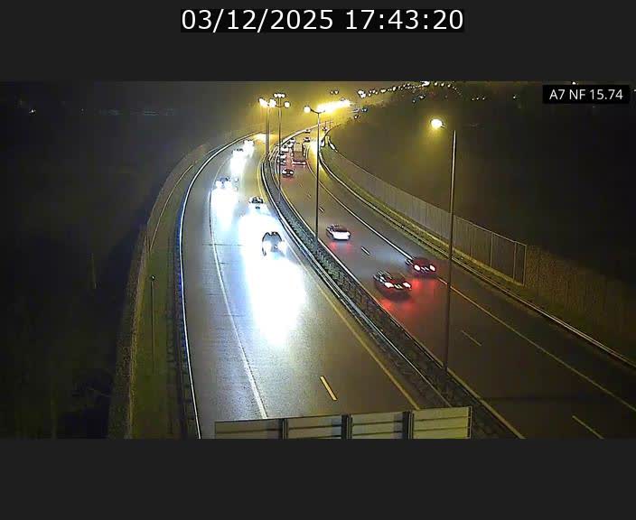 <h2>Caméra trafic Luxembourg - A7, Tunnel Mersch, entrée nord, direction Lorentzweiler</h2>