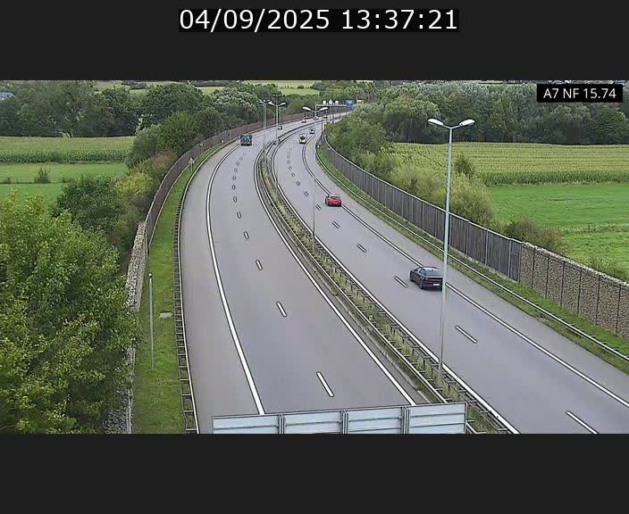 <h2>Caméra trafic Luxembourg - A7, Tunnel Mersch, entrée nord, direction Lorentzweiler</h2>