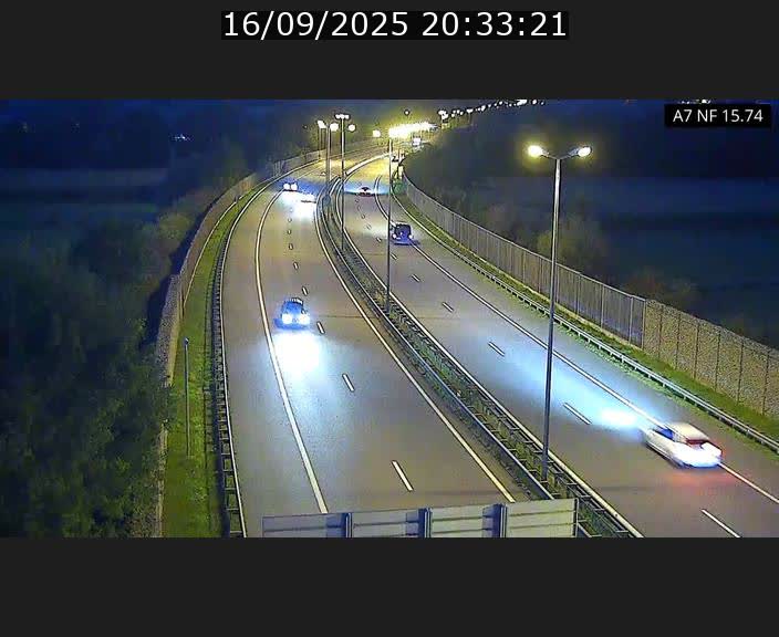<h2>Caméra trafic Luxembourg - A7, Tunnel Mersch, entrée nord, direction Lorentzweiler</h2>