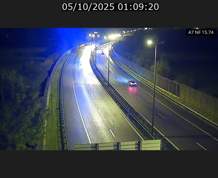 <h2>Caméra trafic Luxembourg - A7, Tunnel Mersch, entrée nord, direction Lorentzweiler</h2>