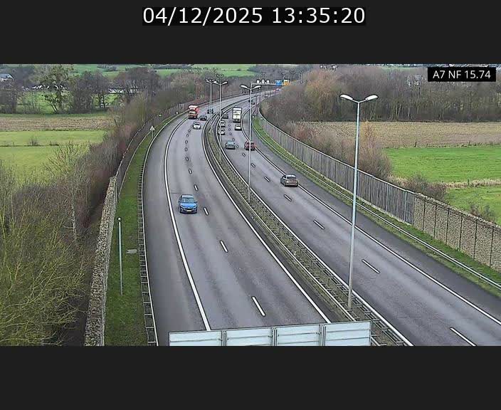 <h2>Caméra trafic Luxembourg - A7, Tunnel Mersch, entrée nord, direction Lorentzweiler</h2>