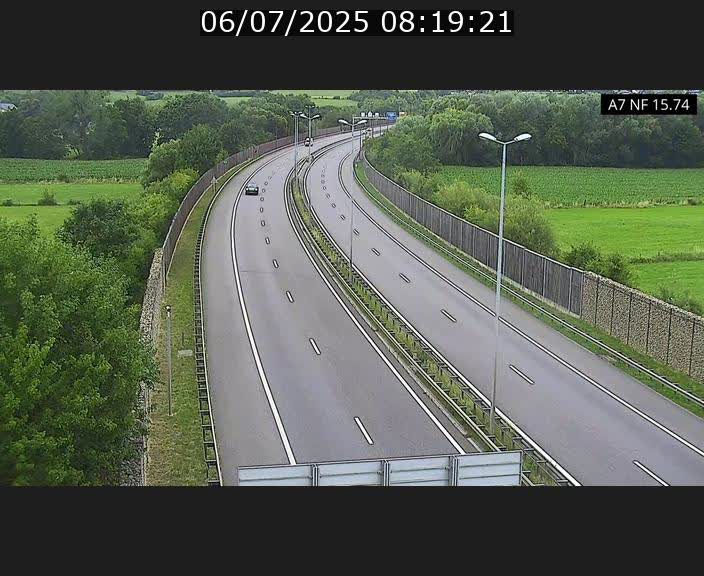<h2>Caméra trafic Luxembourg - A7, Tunnel Mersch, entrée nord, direction Lorentzweiler</h2>