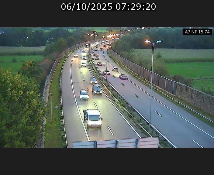 <h2>Caméra trafic Luxembourg - A7, Tunnel Mersch, entrée nord, direction Lorentzweiler</h2>