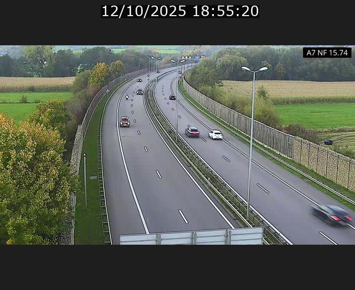 <h2>Caméra trafic Luxembourg - A7, Tunnel Mersch, entrée nord, direction Lorentzweiler</h2>