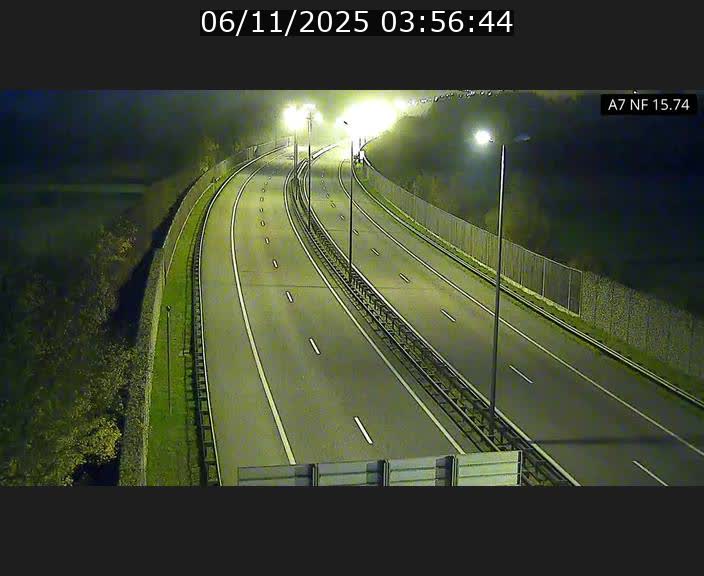 Caméra trafic Luxembourg - A7, Tunnel Mersch, entrée nord, direction Lorentzweiler