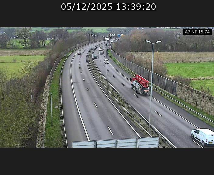 <h2>Caméra trafic Luxembourg - A7, Tunnel Mersch, entrée nord, direction Lorentzweiler</h2>