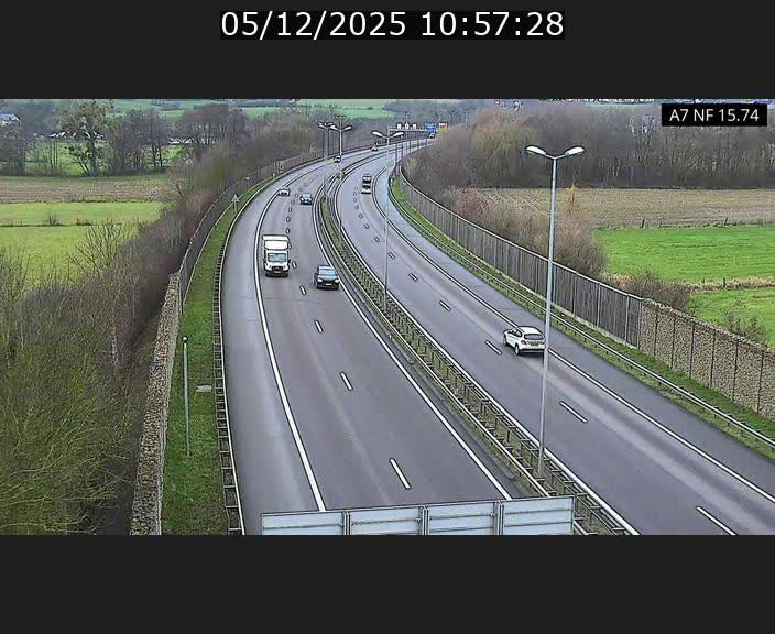 <h2>Caméra trafic Luxembourg - A7, Tunnel Mersch, entrée nord, direction Lorentzweiler</h2>