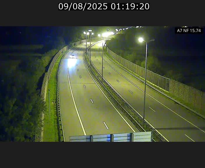 <h2>Caméra trafic Luxembourg - A7, Tunnel Mersch, entrée nord, direction Lorentzweiler</h2>