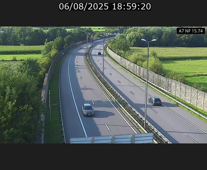 <h2>Caméra trafic Luxembourg - A7, Tunnel Mersch, entrée nord, direction Lorentzweiler</h2>