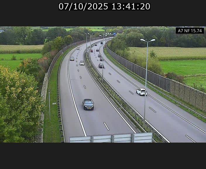 <h2>Caméra trafic Luxembourg - A7, Tunnel Mersch, entrée nord, direction Lorentzweiler</h2>