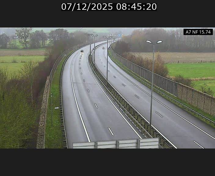 <h2>Caméra trafic Luxembourg - A7, Tunnel Mersch, entrée nord, direction Lorentzweiler</h2>