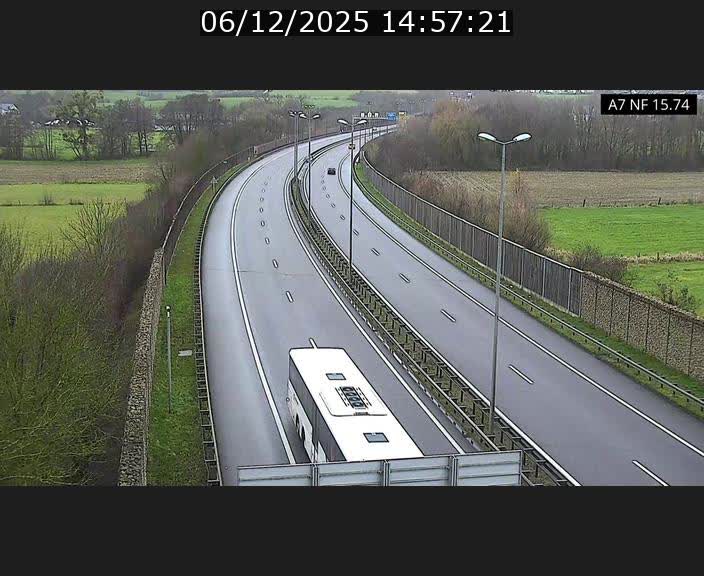 <h2>Caméra trafic Luxembourg - A7, Tunnel Mersch, entrée nord, direction Lorentzweiler</h2>