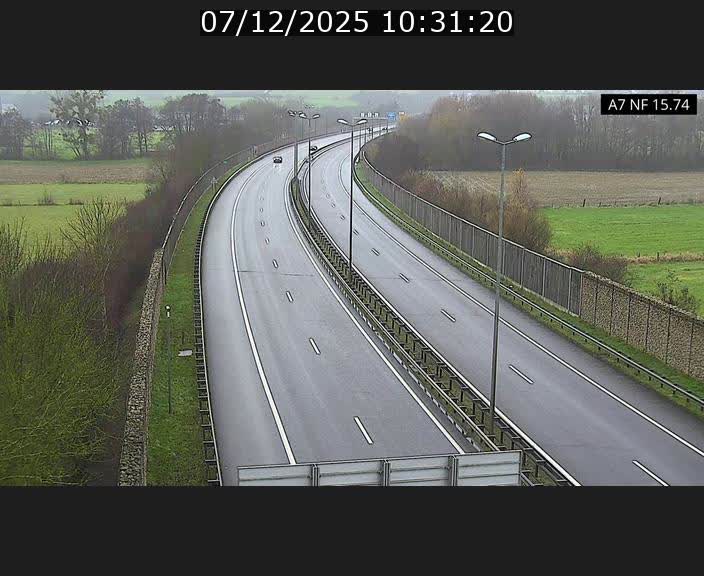 <h2>Caméra trafic Luxembourg - A7, Tunnel Mersch, entrée nord, direction Lorentzweiler</h2>