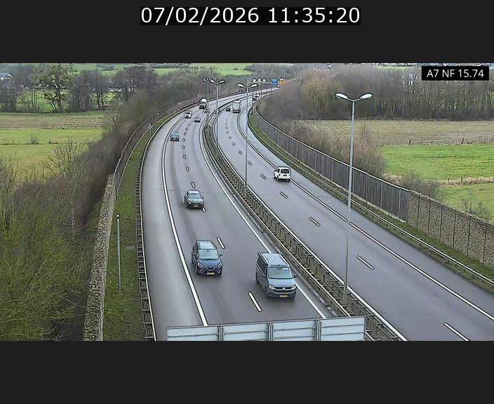 <h2>Caméra trafic Luxembourg - A7, Tunnel Mersch, entrée nord, direction Lorentzweiler</h2>