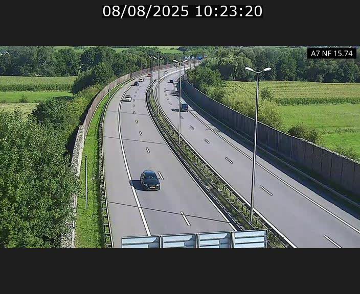 <h2>Caméra trafic Luxembourg - A7, Tunnel Mersch, entrée nord, direction Lorentzweiler</h2>